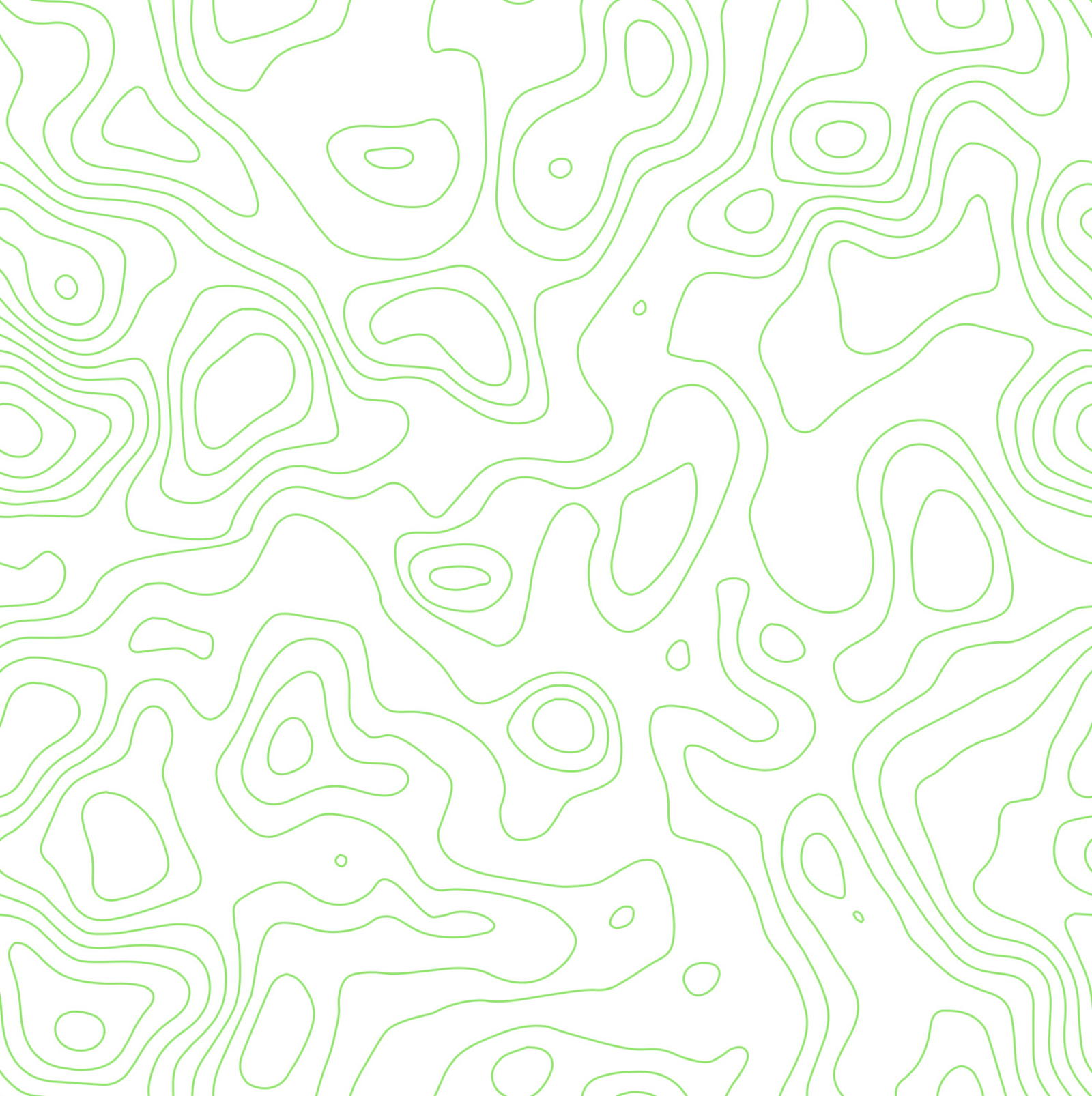 Decorative glowing topographic contour lines